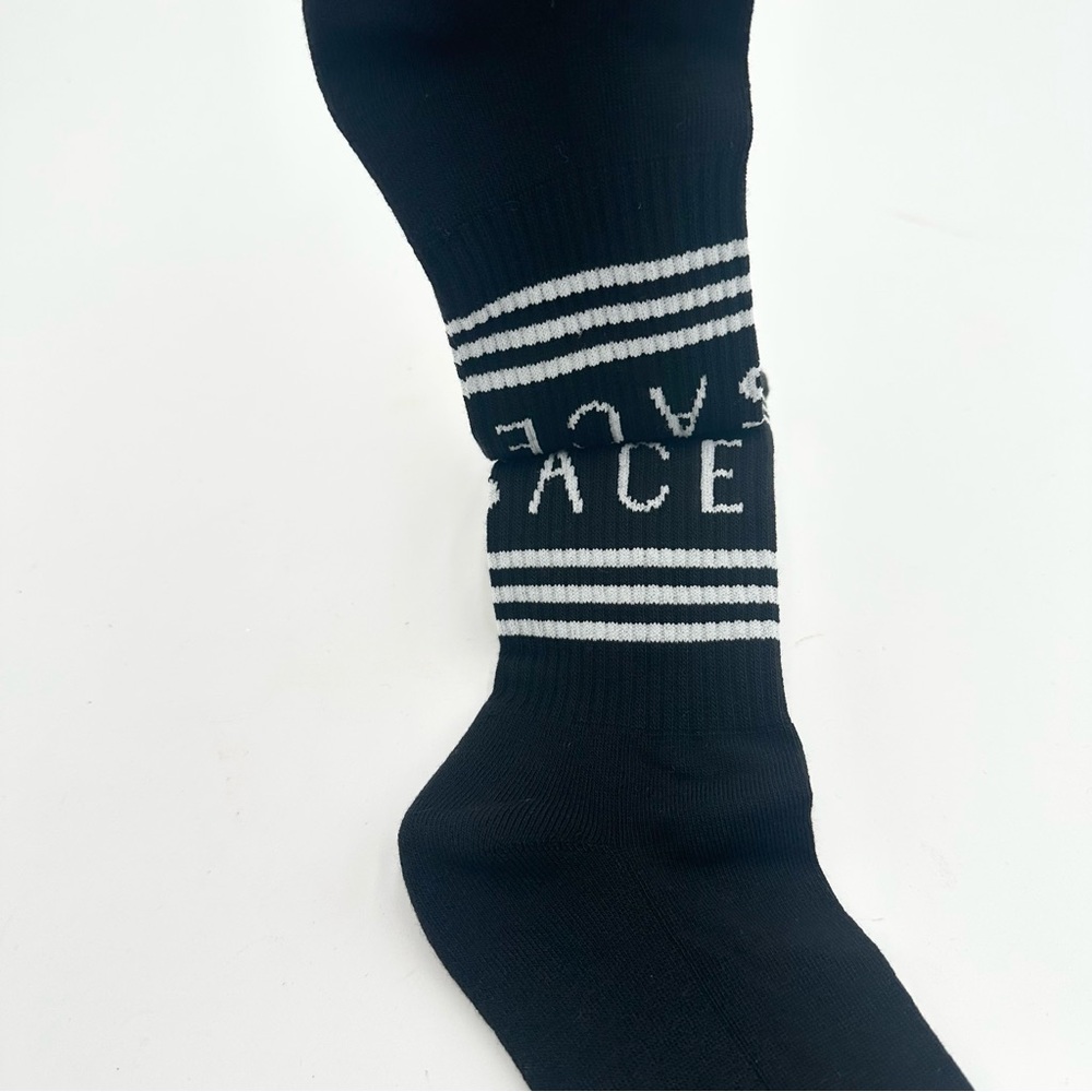 Versace Cotton-Stretch Logo Crew Socks - Picture 4 of 5